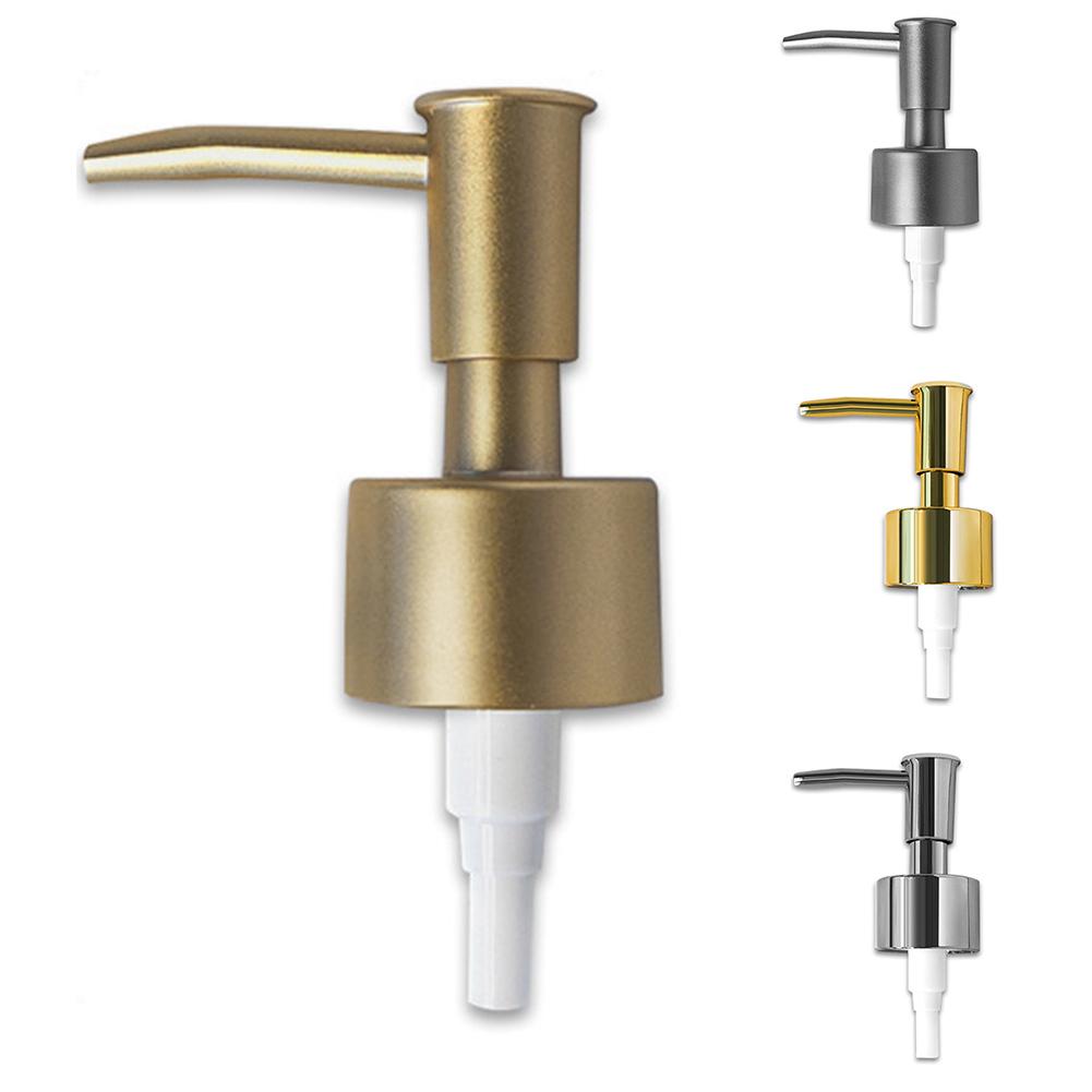 1 Stück Seifenpumpe Flüssigkeitspumpenkopf Lotion Spenderkopf Runder Kopf 28/400 Gewinde Standard Badezimmerflasche Druckdüse Lotionpumpenkopf