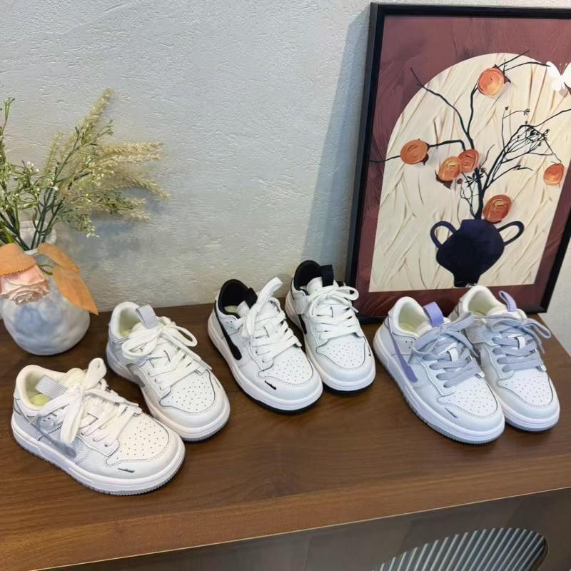 Youth Style Shoes Kids Casual Sneakers Boys Girls Lightweight Breathable Rubber Sole Low Top Retro Plain Color School Outdoor Shoes