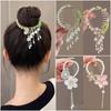 Elegant Lily of the Valley Tassel Hairpin: Timeless Updo Clip for a Refined Look