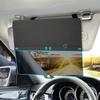 NAZZO Sun Visor Extender For Car, Sun Blocker With PC Sunshade Lens, Magnetic Mounting Adjustable Position, Protect From Glare, UV Rays, Snow