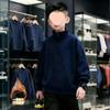 Kids Fleece Lined Red Long Sleeve Zip Up Turtleneck Sweatshirt for Autumn Winter Warm Wear