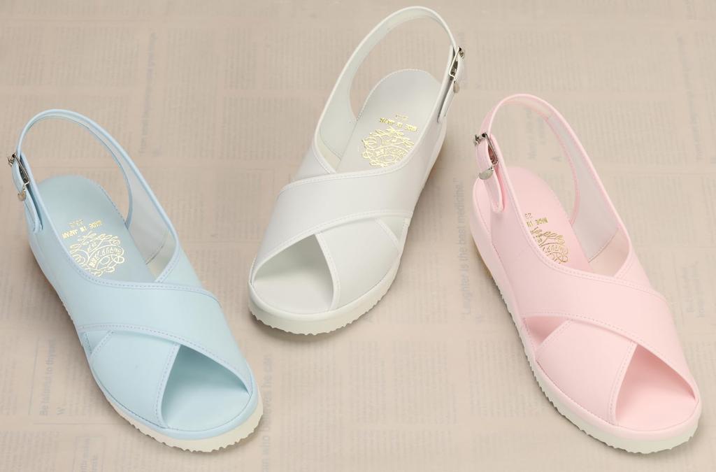 Nurse Sandals 9 Pink No. 25.0