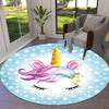 1pc Office Carpet Chair Mats Unicorn Stars Fantasy Art Print Perfect for Decorating Office Chairs, Living Rooms, Or Bedrooms