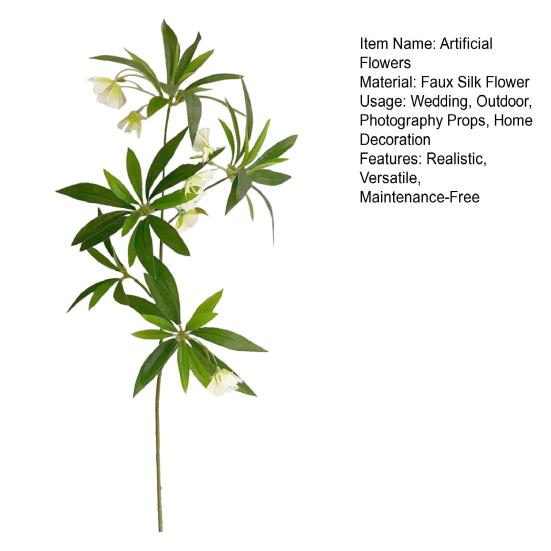 Artificial Flowers Fig Tree Branches with Realistic Leaves And Flowers Flexible Bendable Stems for Indoor Outdoor Decor Fake Fig Flower Arrangement