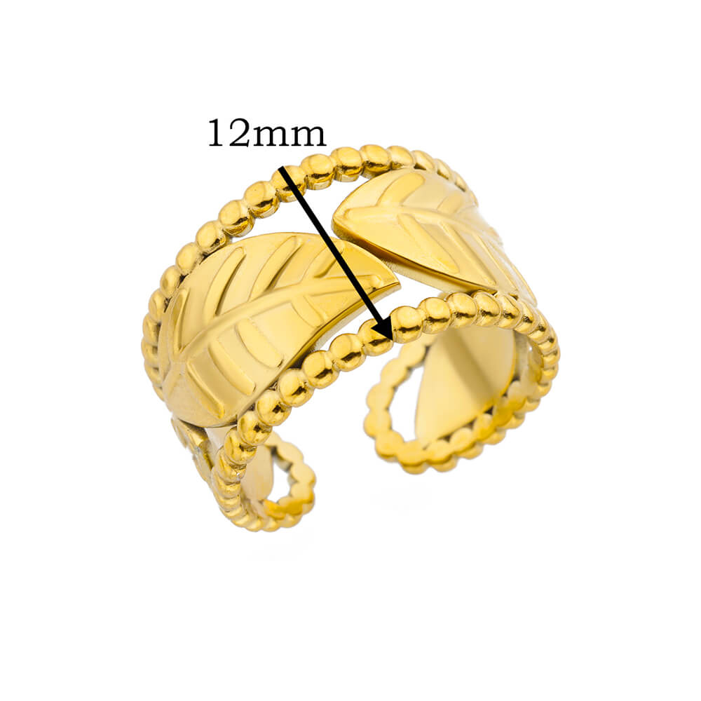 Hexagon Star Stainless Steel Rings for Women Gold Color Finger Rings Female Vintage Party Waterproof Jewelry Accessories Gift