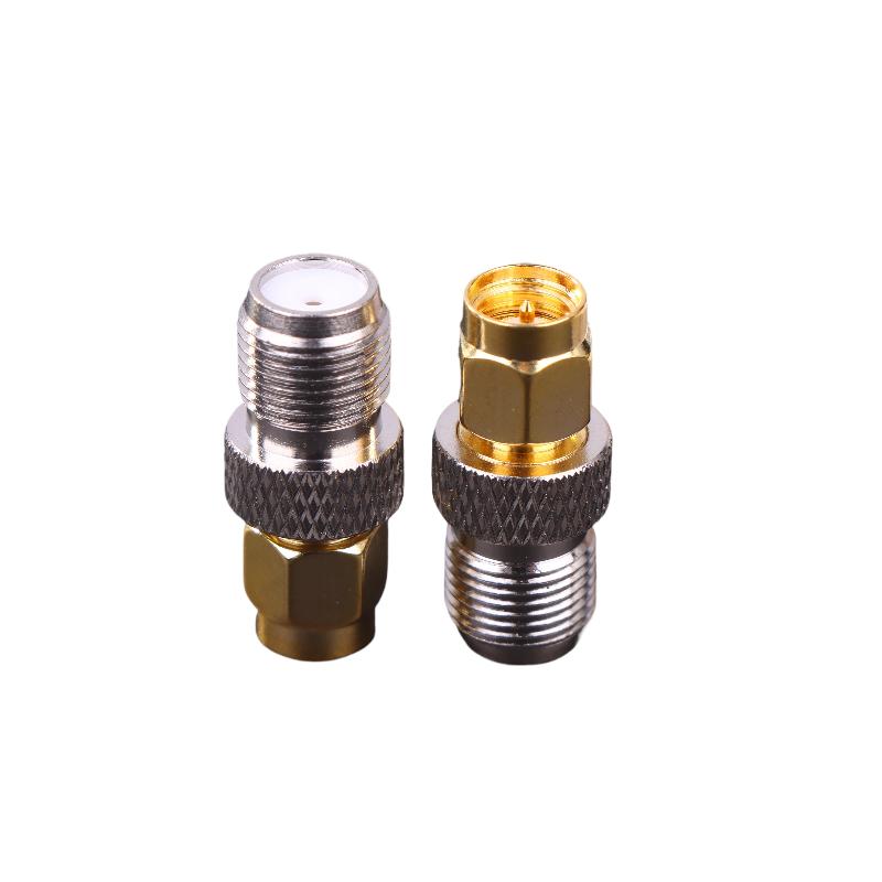

New 2Pcs/Group SMA Male Turn F Female Copper RF Conversion Head Smaj/FK SMA Internal Thread Inner Needle Turn F External Thread