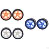 2 Plastic Tire Rubber Wheel For Robot s
