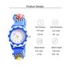 Cute cartoon racing silicone strap color scale children's quartz watch, suitable for children's daily wear, Christmas gifts