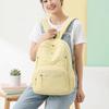 Durable Daypack Large Capacity School Backpack Minimalist Nylon Backpack  Daily Use