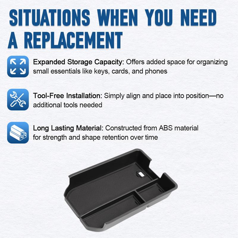 For Toyota Land Cruiser Prado 250 J250 LC250 1958 Base 2024-2025 Car Armrest Storage Box Center Console Organizer Tray