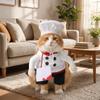 Comfortable Dog Cosplay Costumes Breathable Pet Cook Outfit Pet Funny Chef Costume Pet Party