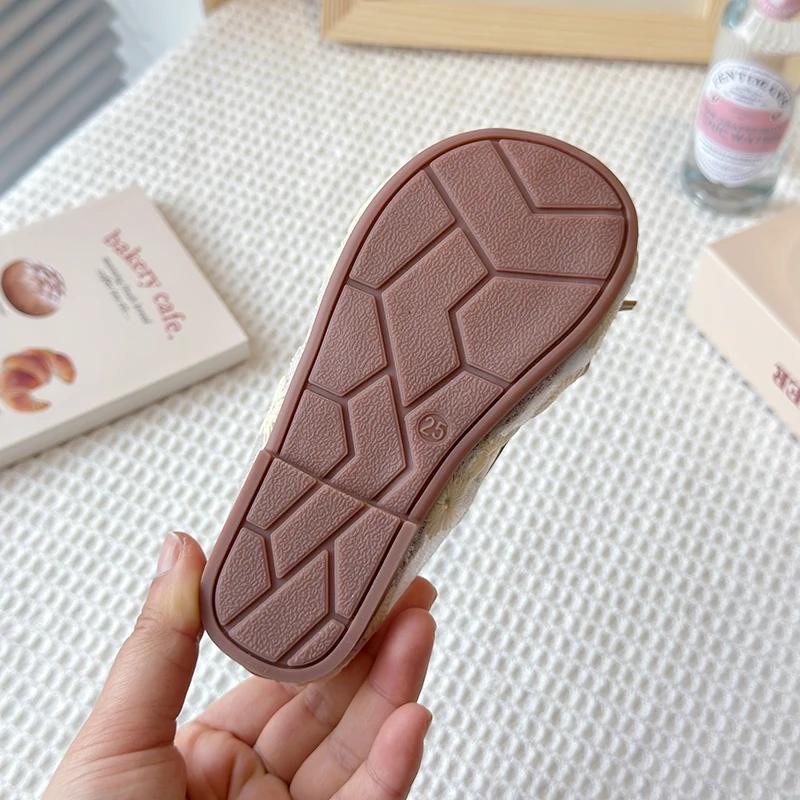 Floral Embroidery Lace Ballet Flats Sandal Baby Girls 2025 Summer New Breathable Mesh Ballerinas Kids Cute Non-slip Party Shoes