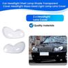 1 Pair Clear PC Car Headlight Covers for Hyundai (Front Left & Right)