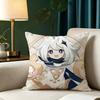G-Genshin Impact P-Paimon Pillow Case Square Double-Sided Sofa Cushion Cover Bedroom Bedside Pillow