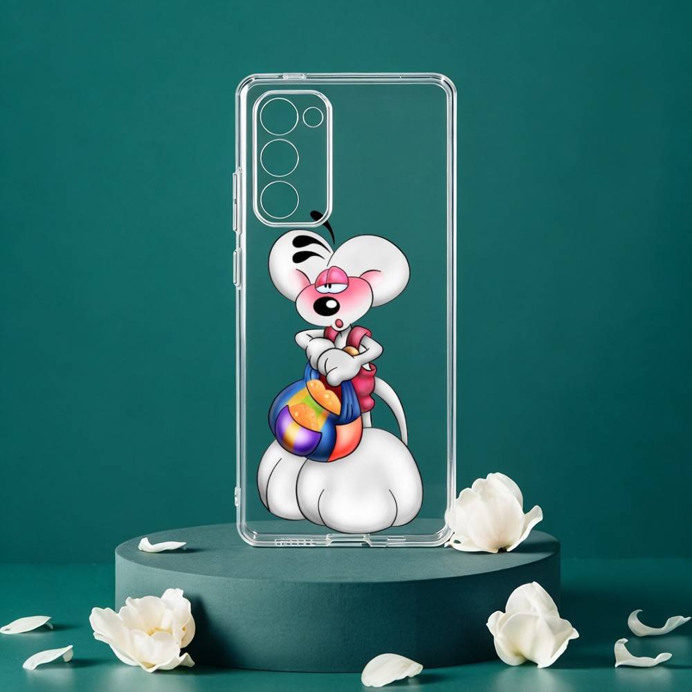 

Cartoon Diddls Mouses Phone Case For Samsung Galaxy S24 S25 S23 S22 S21 Plus S24 S25 Transparent Cover Case Samsung S25