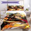 3pcs My Hero Academia Bedding Set Duvet Cover Closure Includes 1 Duvet Cover & 2 Pillowcases, Soft and Comfortable for All Seasons.