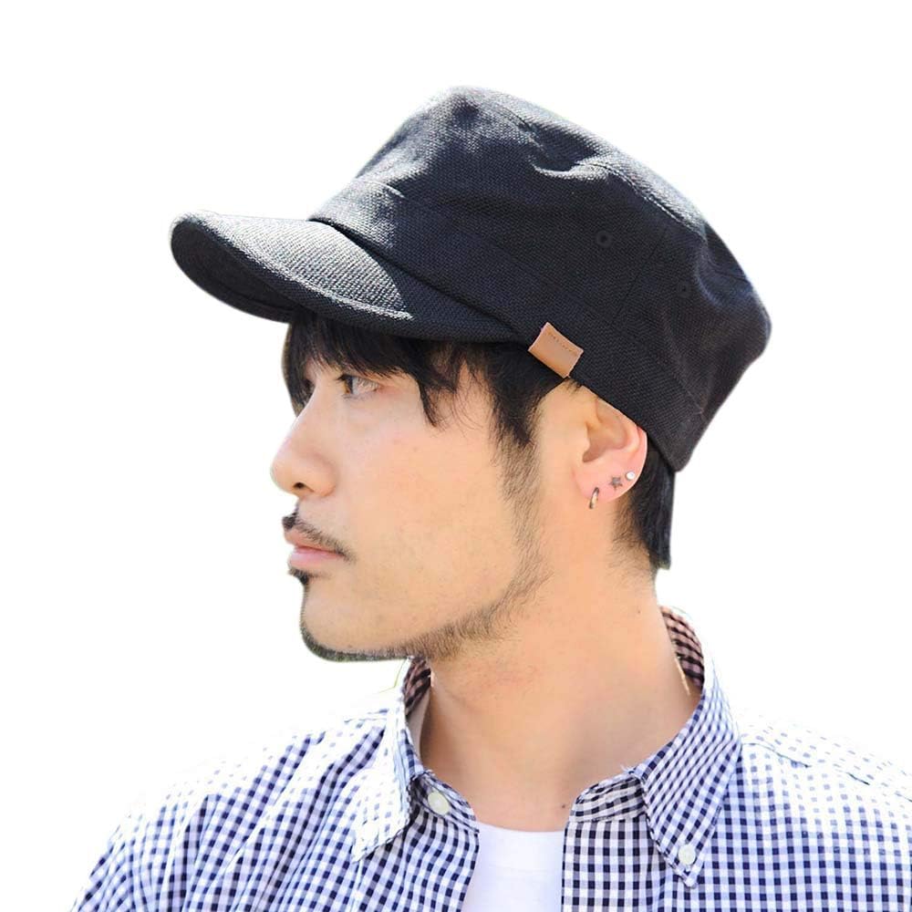 

ICHIYON Hat Work Cap Cap Large Size Summer Stylish Mesh Plain Golf Outdoor [14+ PLUS] Men s icap0263-60-bk / 101451-131-104
