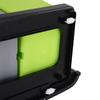 72L Sensor-Recyclingbehälter Edelstahl 3 Fächer für Nass-/Trockenabfall mit abnehmbarem Deckel Küche Zuhause