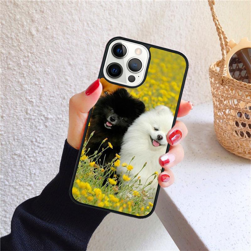 Pomeranian dogs dog Phone Case for iPhone 17 Air 16 Coque 15 14 12 13 PLUS 11 PRO MAX Back Cover Fundas Shell