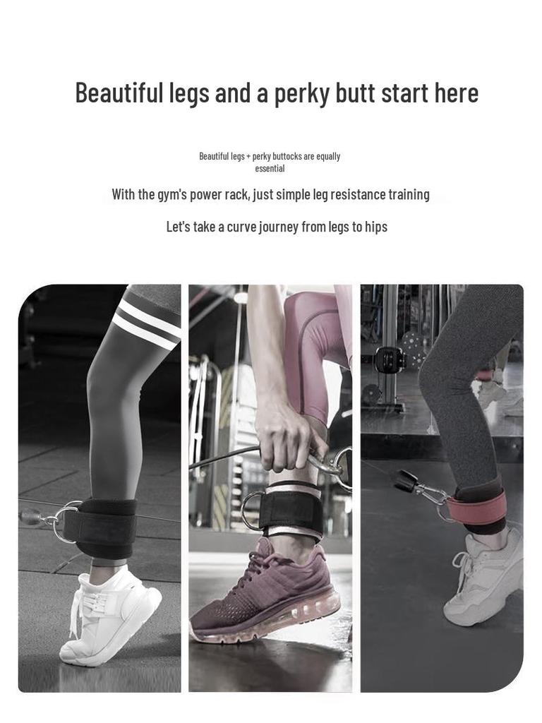Taekwondo D-Ring Ankle Straps for Fitness, Weightlifting, and Yoga