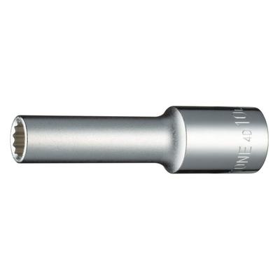 TONE Deep Socket Drive Angle Width Across Flats 10mm (12 Square) HP4D-10L 12.7mm (1/2")
