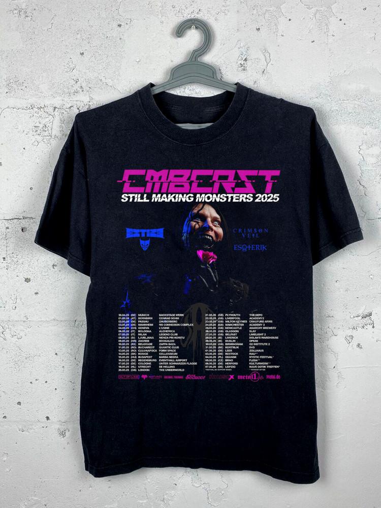 

Combichrist European tour dates 2025 T Shirt Black All Size Size S to 5XL KK276 Unisex T-Shirt M