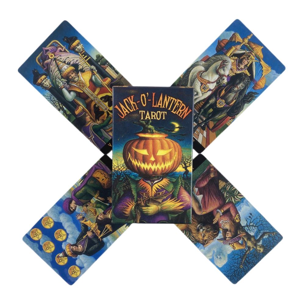 Jack-O -Lantern Tarot Cards A 78 Deck Oracle English Visions Divination Edition Borad Playing Games