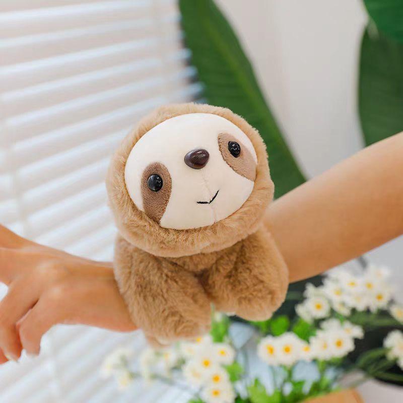 New sloth plush toy doll wrist bracelet fox capybara eight-inch grab machine doll 15cm