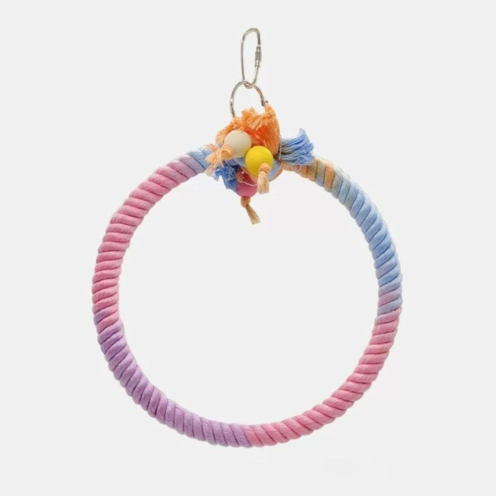 

Flexible Rack Parrot Birds Cage Toy Colored Parrot Standing Stick Parrot Hanging Clip for Parakeet S