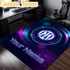 Custom Name Inter Milan Crest  Rug, Office Rug, Chair Rug, Carpet for Living Rooms, Doormat Game Rug Home Decor Christmas Gifts