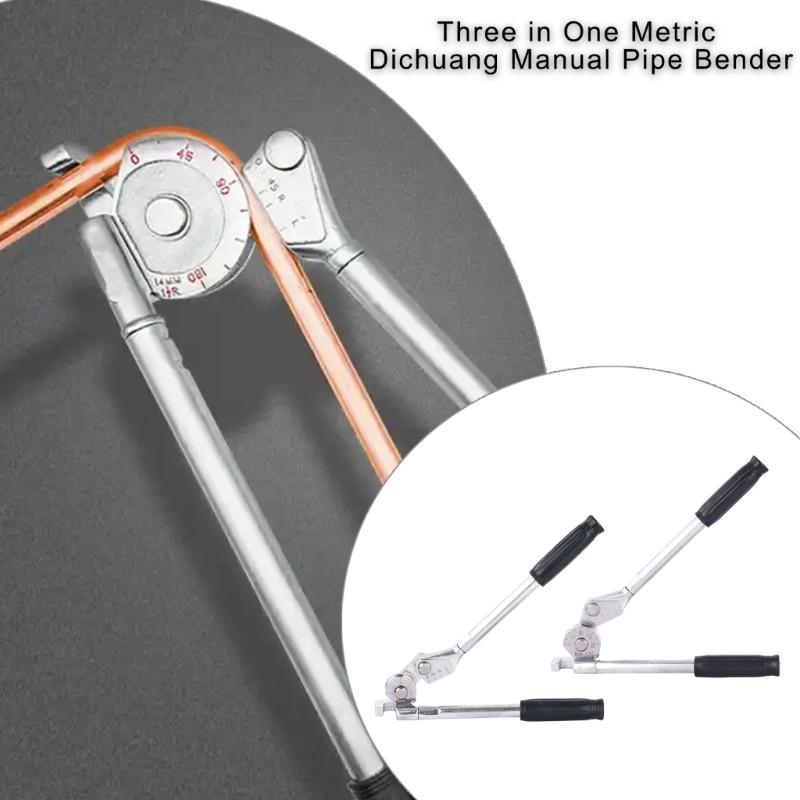 Manuelle Rohrbiegemaschine 6mm/8mm Rohrbiegekapazität 180 Grad Für Aluminium Edelstahl Rohrbiegemaschinenwerkzeug