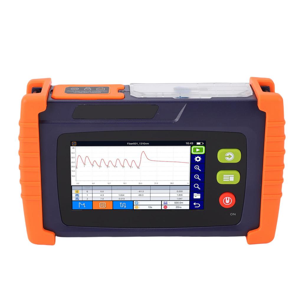 OTDR Optical Fiber Tester 4.3 Inch Touch Screen Dynamic Optical Time Domain Reflectometer 1m Blind Zone Fiber Optic