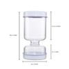 Dry-wet Separation Pickle Vegetable Jar Hourglass Type Pickled Juice-Separation Food Filter Container Ideal for Storing Pickles