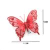 3Pcs New Christmas Decoration Butterfly Christmas Tree Pendant Glitter Simulation Butterfly Scene Atmosphere Props