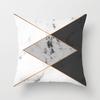Ins Marble Geometric Print Square Pillow Cover Sofa Cushion Cover