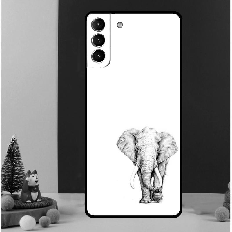 Cute Elephant Case For Samsung Galaxy S24 S26 Ultra S22 S23 S25 Ultra S20 S21 Plus S10 S25 FE Cover Funda