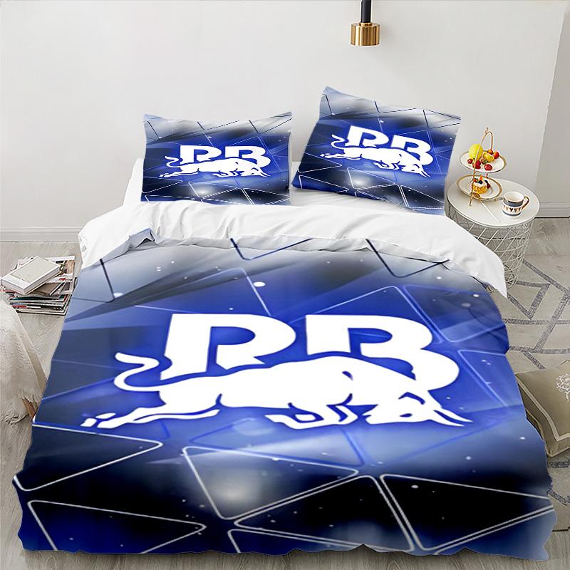 3PCS Bulls Bedding Set Printed Duvet Cover Closure Includes 1 Duvet Cover & 2 Pillowcases for All Seasons Bedroom Decor