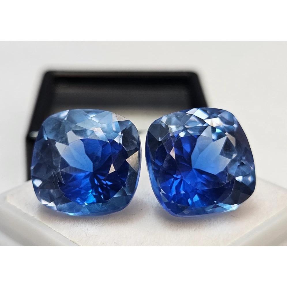 Natural Pitambari Sapphire 20+ Ct Cushion Cut Certified Fabulous Loose Gemstone