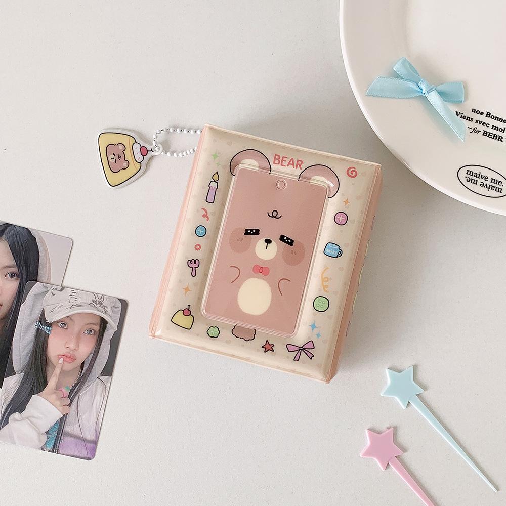 3in ID Photo ID Photo Photocard Frame PVC Card Cover Card Protective Case  Friends