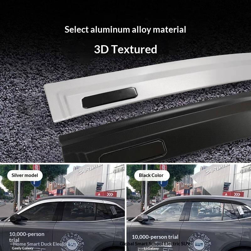 For Geely Galaxy E5 2024 2025 CarAluminum Alloy Three Dimensional Window Visor Rain Proof Ventilation Modified Exterior