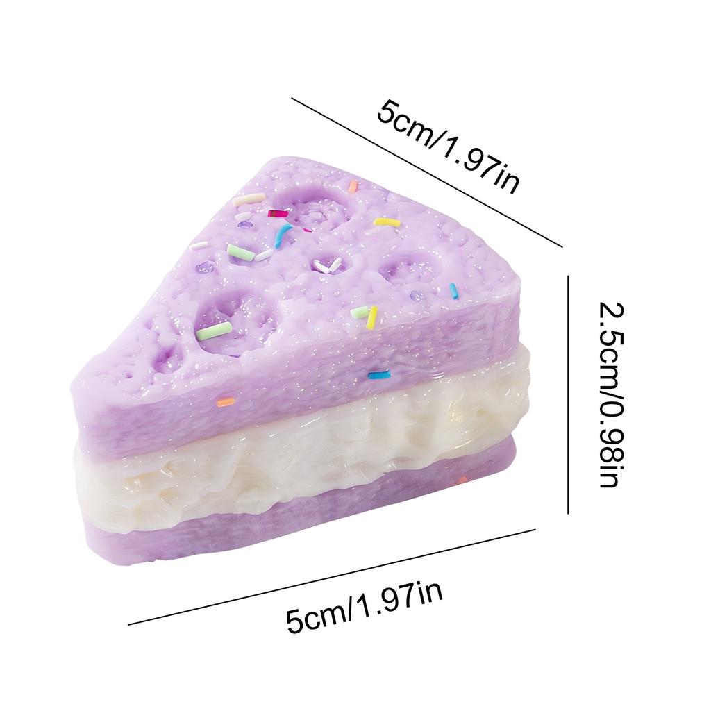 Squishies Cake Toy Sensory Fidget Toys Realistic Food Cute Squeeze Squish Toy Cake Slow Rising Squishies Toy for Boys and Girls