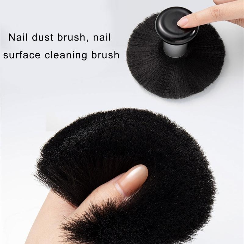 Nackenwedelbürste, Professionelle Nackenreinigungsbürste Haarschnitt Friseurwedel Haarschneidebürste Große Haarfegbürste