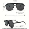 2pcs European and American retro style women's fashionable sunglasses trend versatile summer sun shading and UV protection light