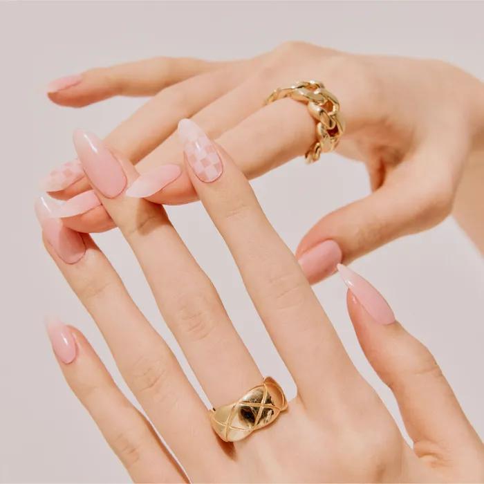Bad Girl Pink Gel Nails