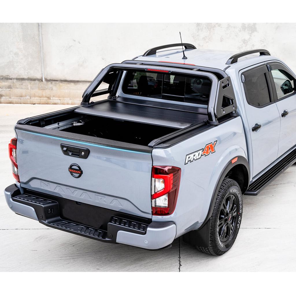 1PC Matte Black Tailgate Rail Guard Protector Trim Rear Tail Gate Cover for Nissan Navara NP300 2025 2025 2025 2025 2025