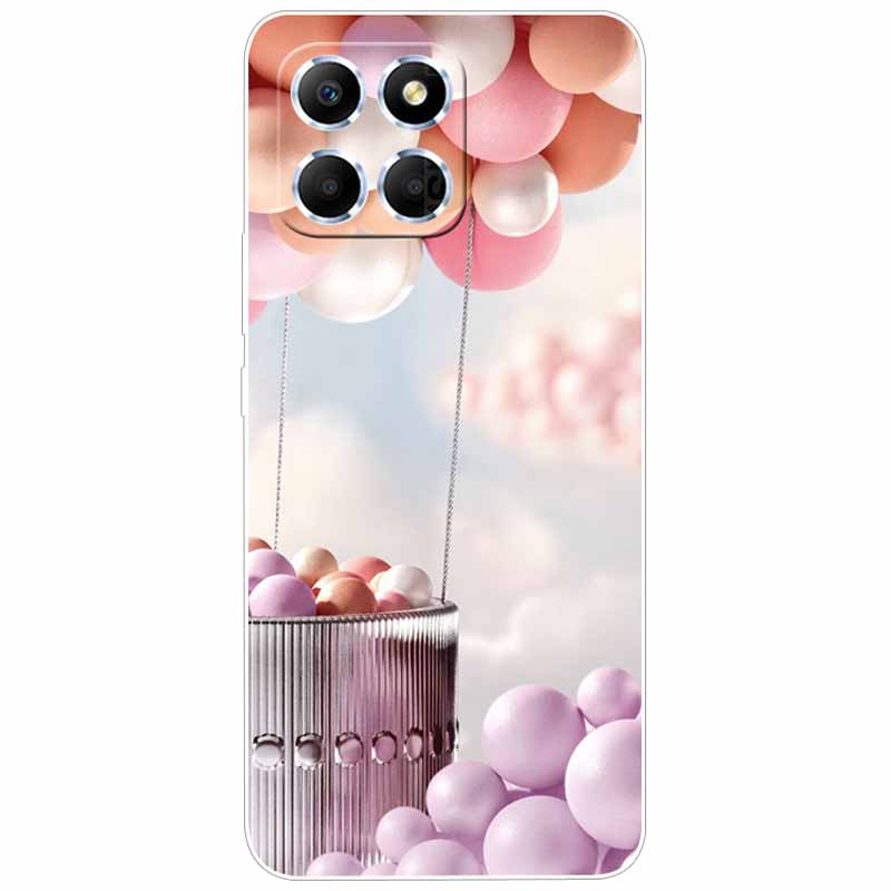 Soft Case For Honor X6 2022 Covers Para Silicon Print Marble TPU Clear Phone Coque for Huawei Honor X6 4G Transparent Bumper X 6