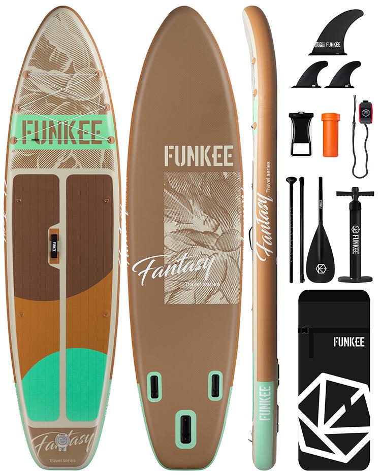 New SUP Inflatable Paddle Board for Surfing & Water Skiing