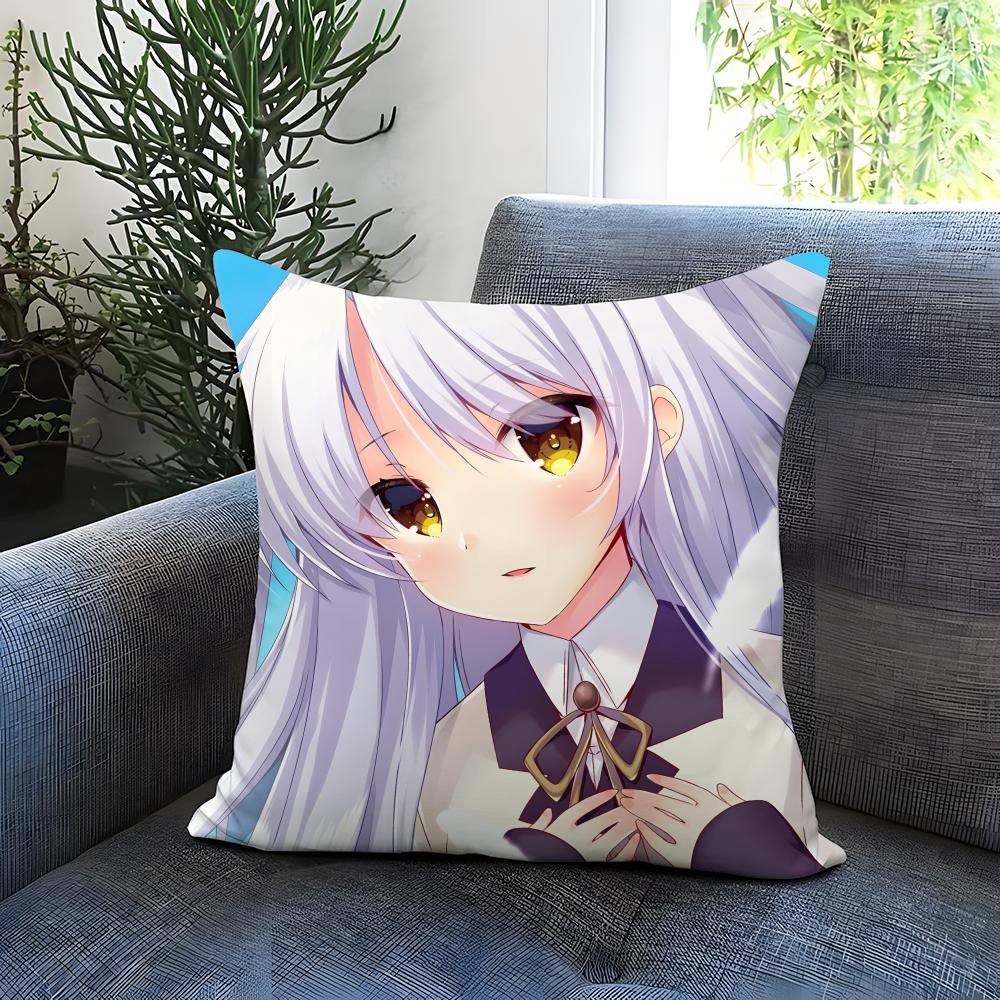 

Hot Aangel Beats Tachibana Kanadeed Cushion Cover Comfortable Reversible Pillow Cover Ideal for Car Sofa Bedroom Beyond 30X30cm