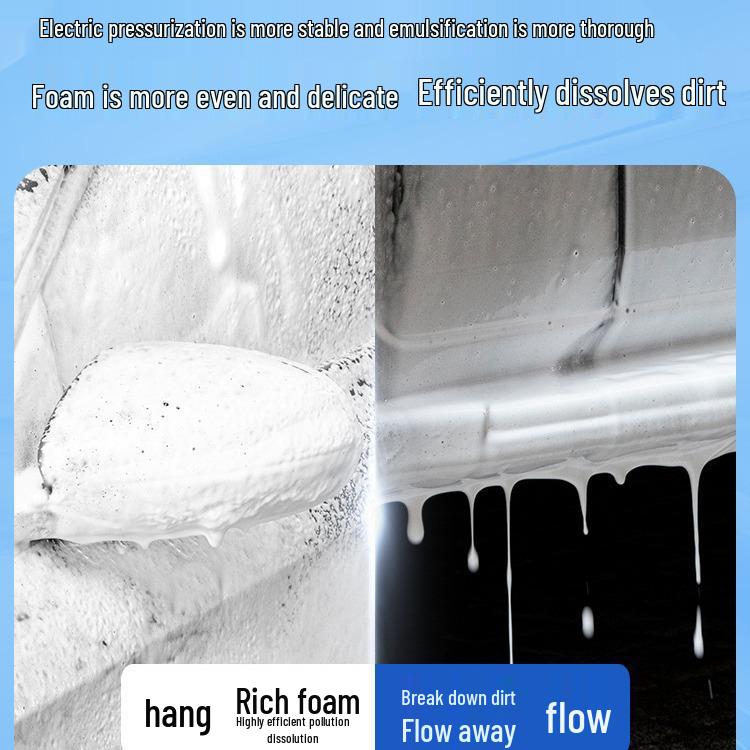 Electric Car Wash Foam Sprayer, Household Watering & Garden Air Pressure Tool for Car Cleaning