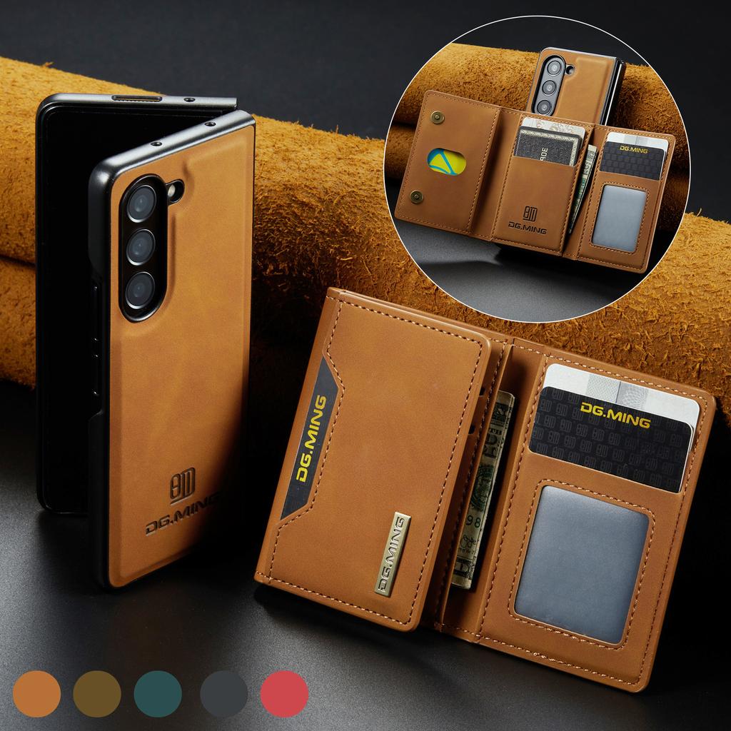 for samsung z fold 5 Fall Protection Luxury Bag Wallet Case for Samsung Galaxy Z Fold 5 Fold5 Card Pocket Folding Covers Capa